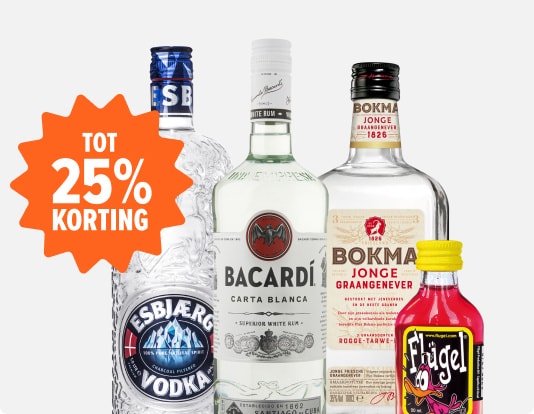 Actieknallers. De beste mixdrank aanbiedingen van deze week.